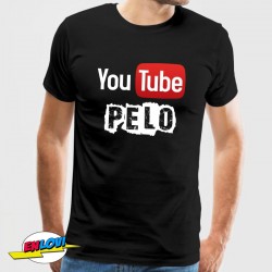 Camiseta You tube pelo