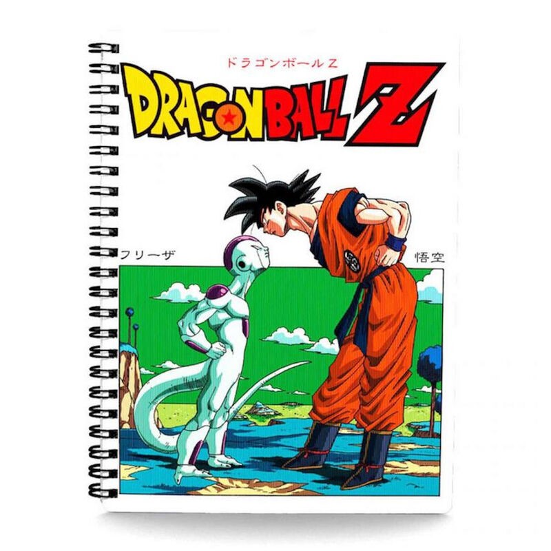 Libreta 3D Dragon Ball Z Frieza vs Goku