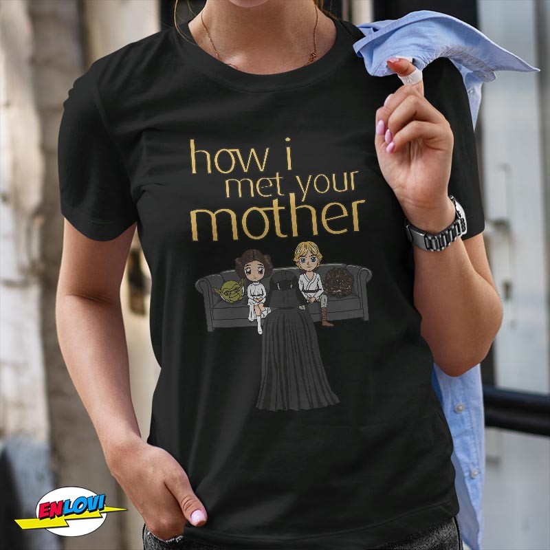 Cómo conocí a vuestra madre camiseta negra mujer