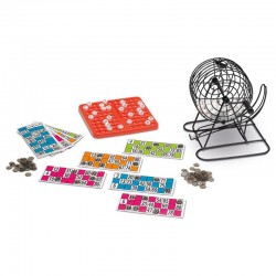 BINGO BOMBO METAL NEGRO