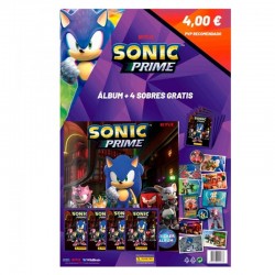 Álbum Sonic Prime con sobres