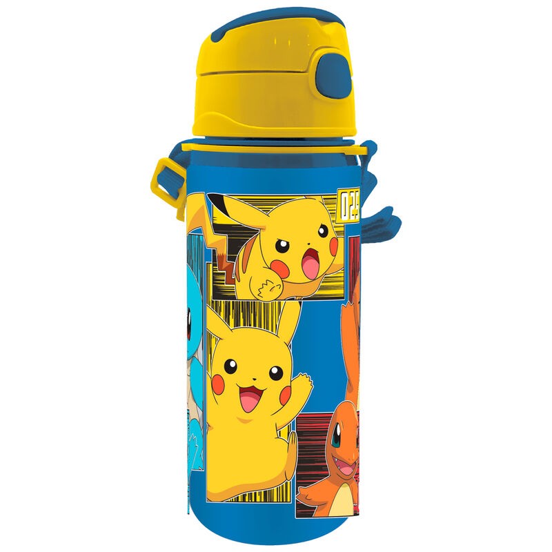 Botella cantimplora aluminio Pokemon 600ml