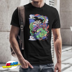 Camiseta negra Goku Monkey