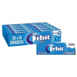 Chicles Orbit sin azúcar con sabor a Menta