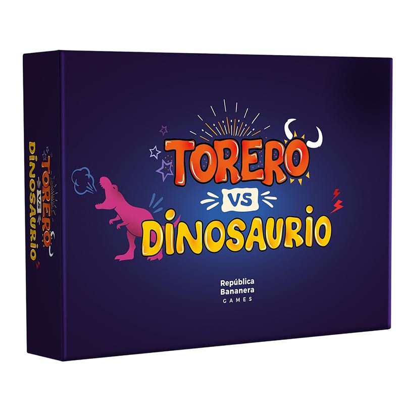 Torero VS Dinosaurio juego de cartas