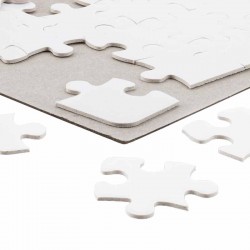 Puzzle de cartón personalizable de 80 piezas