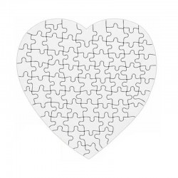 Puzzles corazón de cartón...