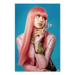 Póster Lisa Cabello Rosa BLACKPINK