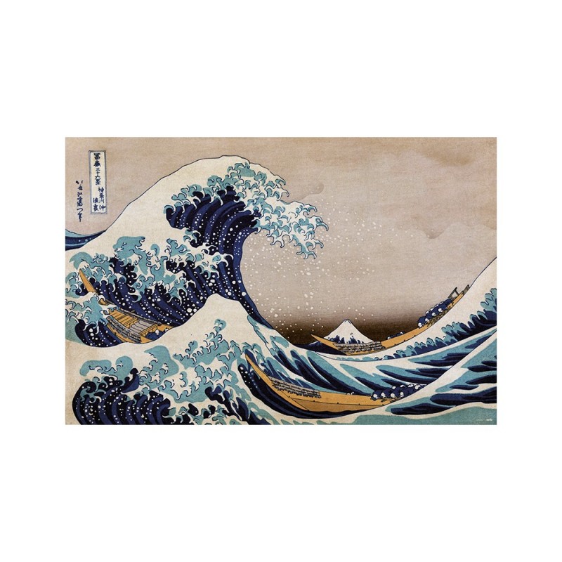 Póster The Great Wave off Kanagawa Hokusai