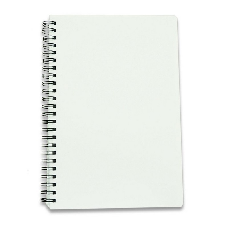 Cuaderno A5 con tapas de plástico de 160 páginas