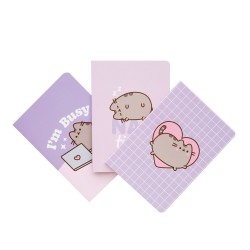 Pack 3 Cuadernos A6 Pusheen Moments – Papelería Cute