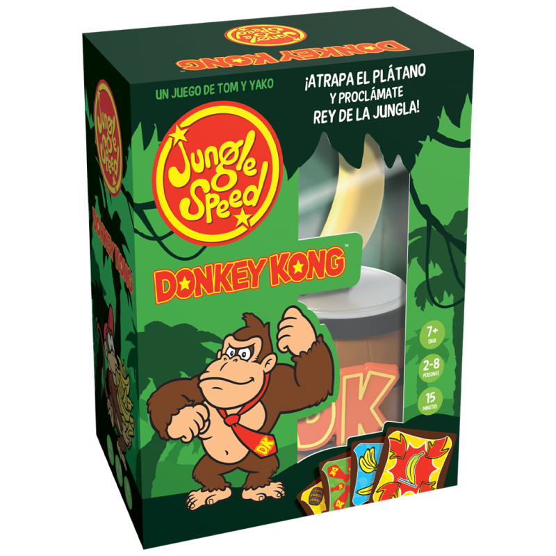 Jungle Speed Donkey Kong Juego de Mesa de Reflejos y Velocidad