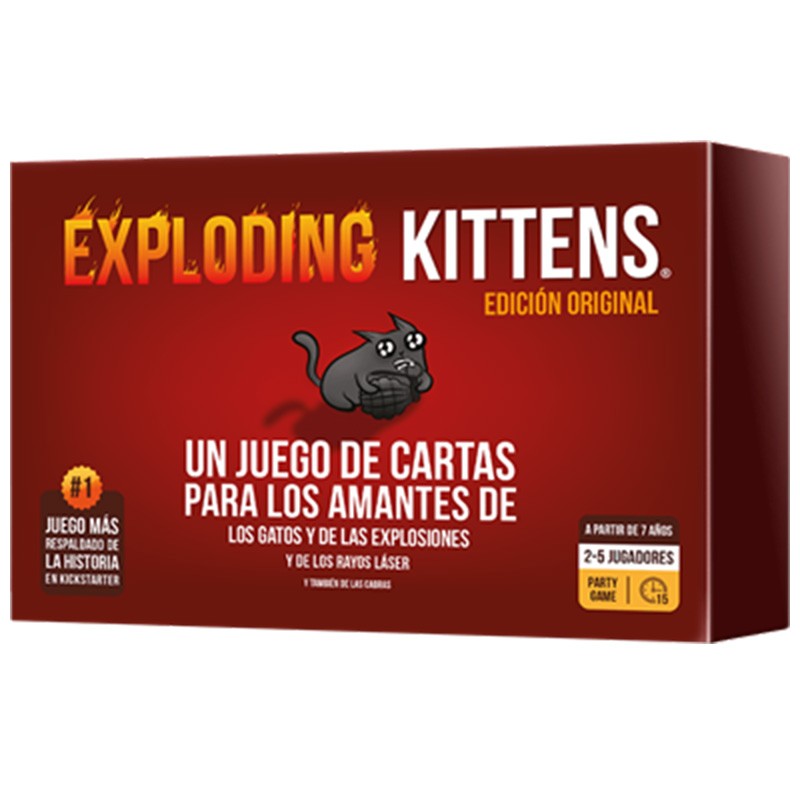 Exploding Kittens Juego de Cartas Divertido y Estratégico para Grupos