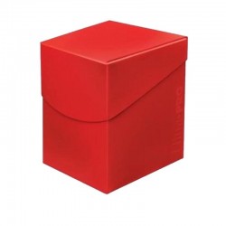 Caja de mazo Deck Box Eclipse 100 Rojo Ultra Pro.