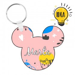 Llavero madera DM3 Mickey...