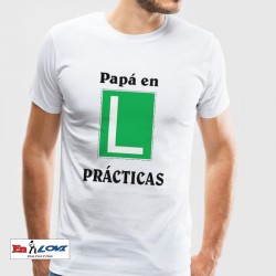 Camiseta Papá en Prácticas