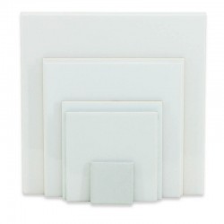 Azulejos blancos cuadrados personalizados