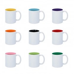 Taza personalizada con interior de color