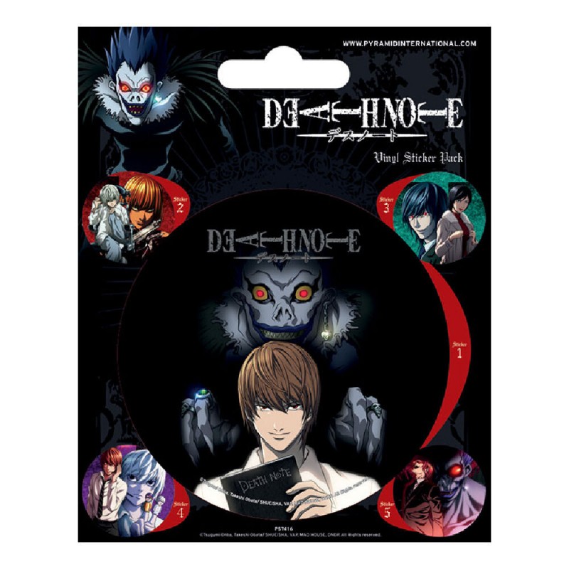 Juego de pegatinas Death Note Varios
