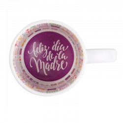 Taza blanca personalizable con interior impreso "Día de la Madre"-02