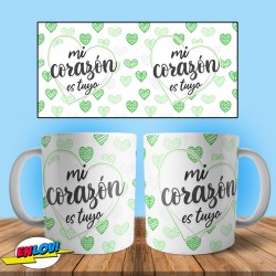 Taza Mi corazón es tuyo
