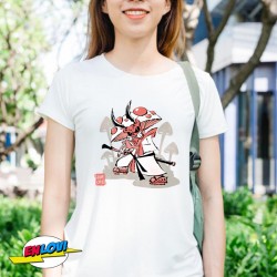 Camiseta samurai Fungurai mujer