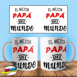 Taza el mejor papá del mudo